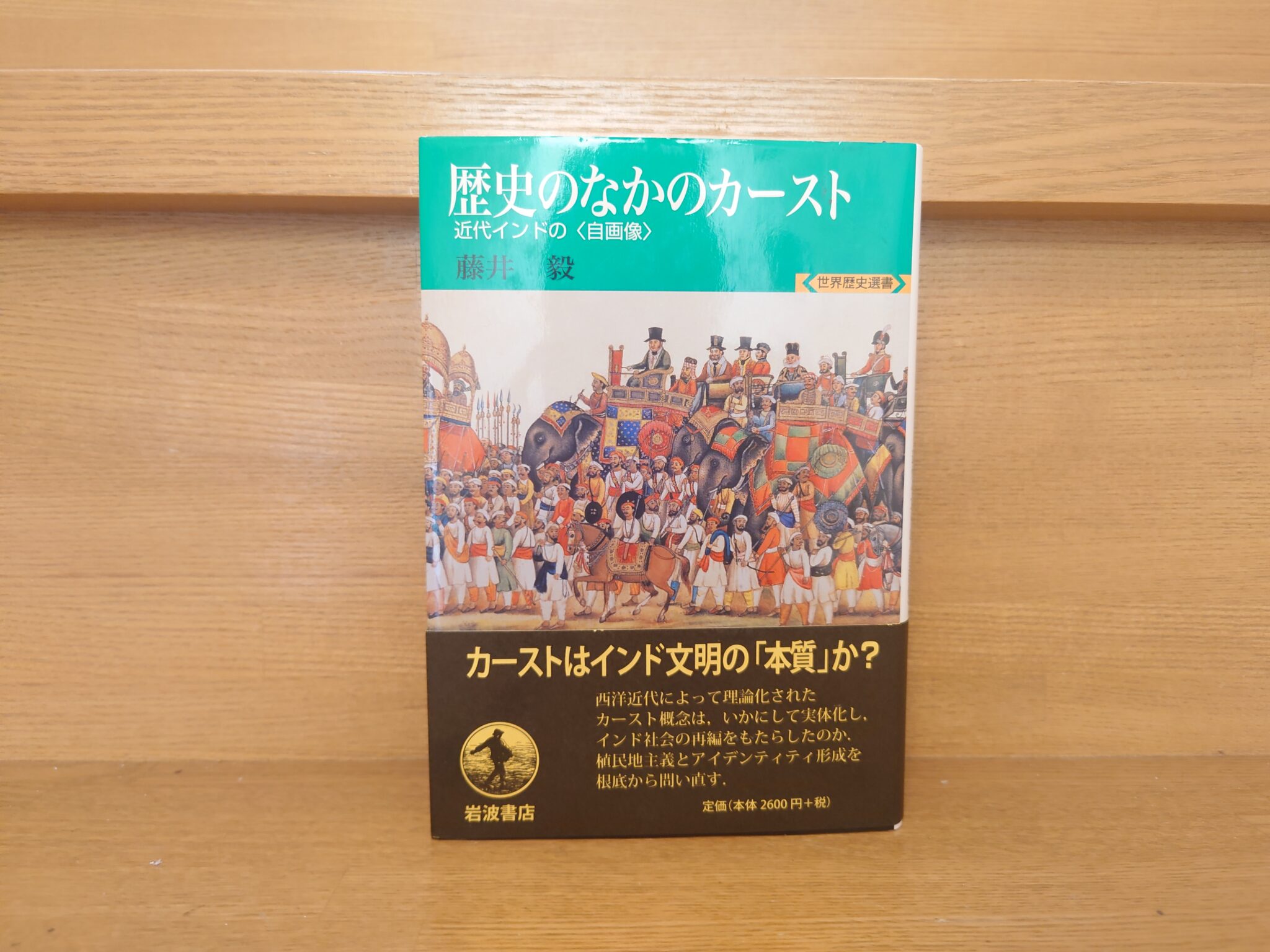 藤井毅『歴史のなかのカースト 近代インドの〈自画像〉』あらすじと感想～カーストはイギリスの植民地政策によって固定化された？